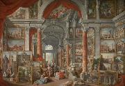 Giovanni Paolo Pannini Picture Gallery with Views of Modern Rome china oil painting reproduction